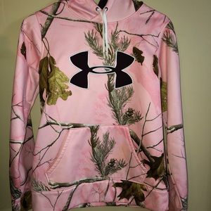Pink Camo Under Armour Hoodie